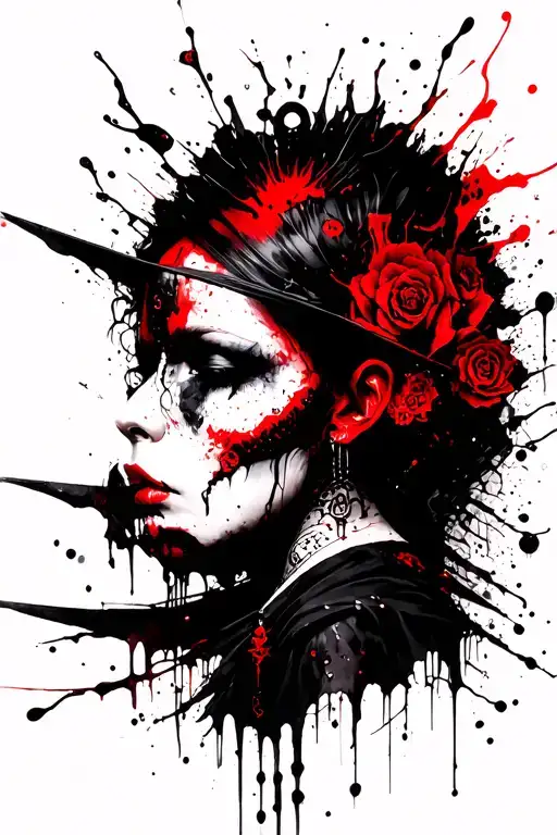 Dark Surrealism + Occult/Witchcraft tattoo design idea