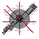 metro map and stalker tattoo design idea