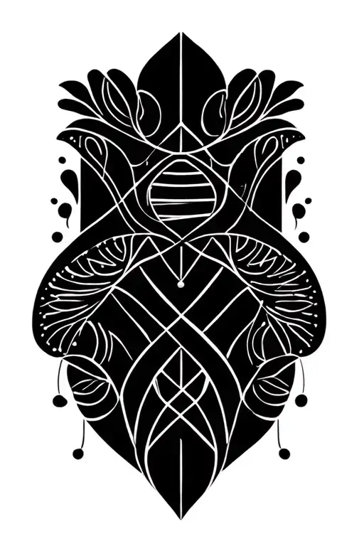 family dna tattoo design idea