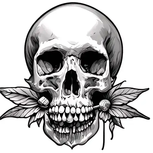 drug treatment tattoo design idea