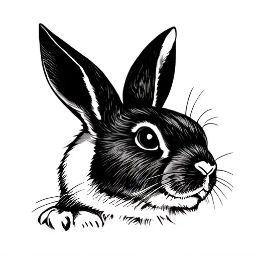playboy bunny logo tattoo design idea