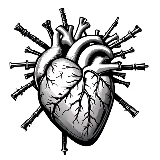 Heart Surgery tattoo design idea
