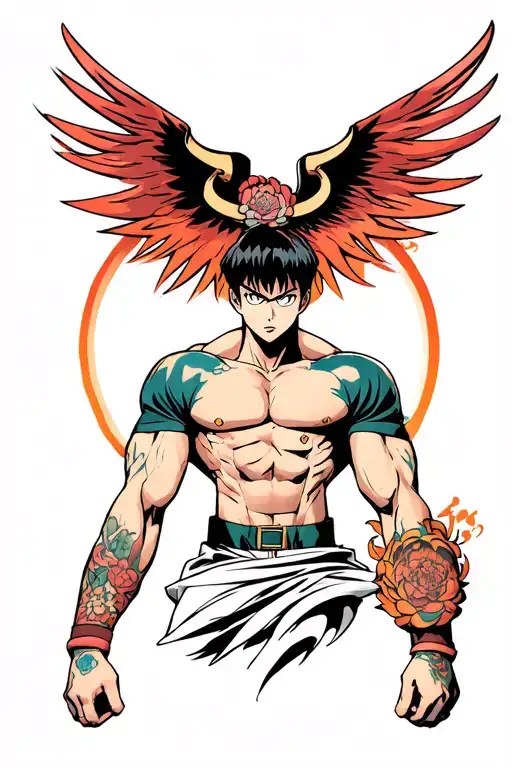 Baki Hanma tattoo design idea