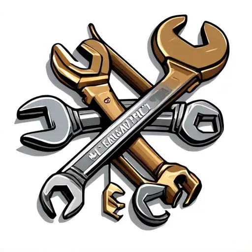 all county plumbing tools like wrenches tattoo design idea