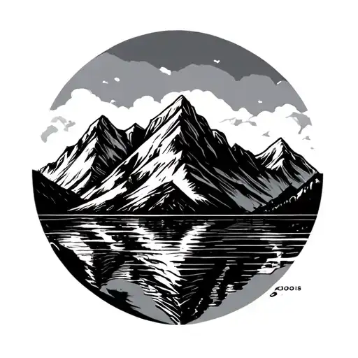 3 Peaks tattoo design idea