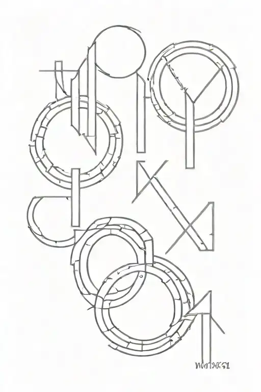 13 and 15 roman numerals VIII・VII・MMXIII tattoo design idea