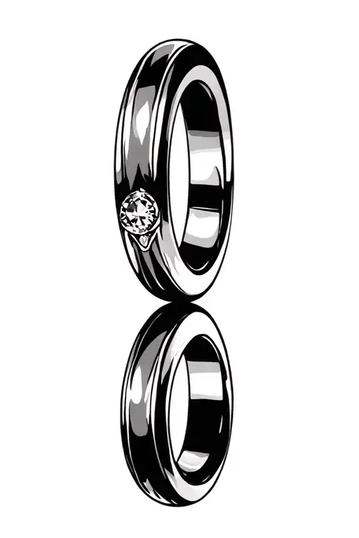 wedding ring band Sarah Alvers Orr tattoo design idea