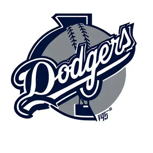 the dodgers logo tattoo design idea