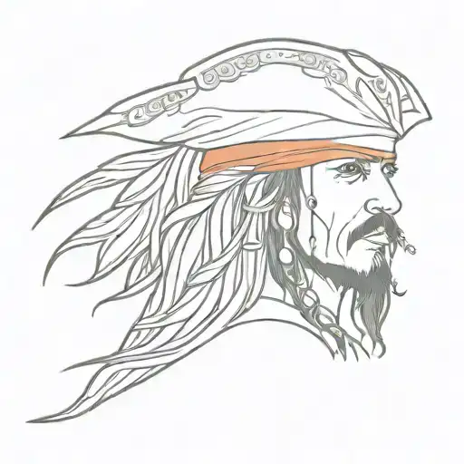 Jack sparrow tattoo design idea