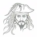 Jack sparrow tattoo design idea