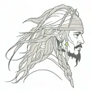 Jack sparrow tattoo design idea