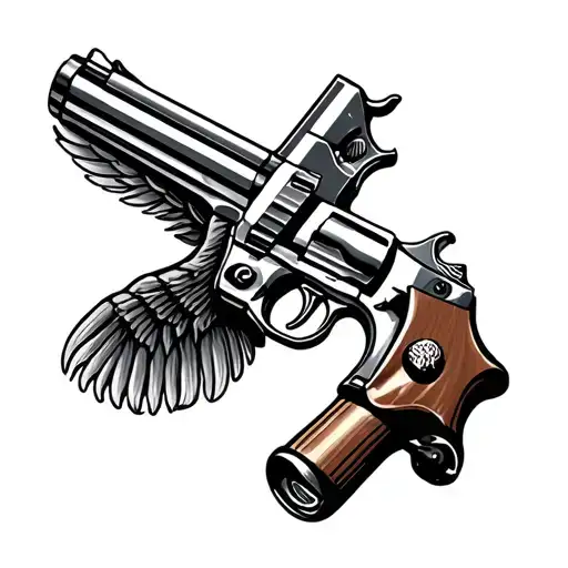 gunshots tattoo design idea