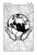 atlas holding the world tattoo design idea