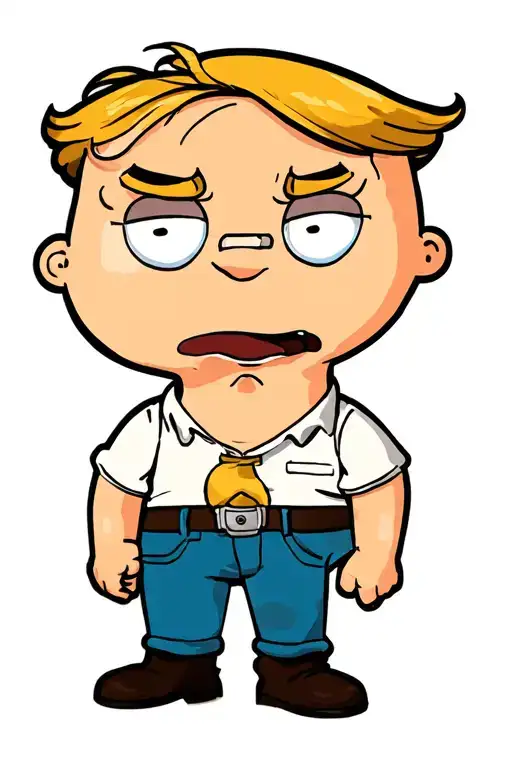 Stewie Griffin or Peter Griffin funny tattoo design idea