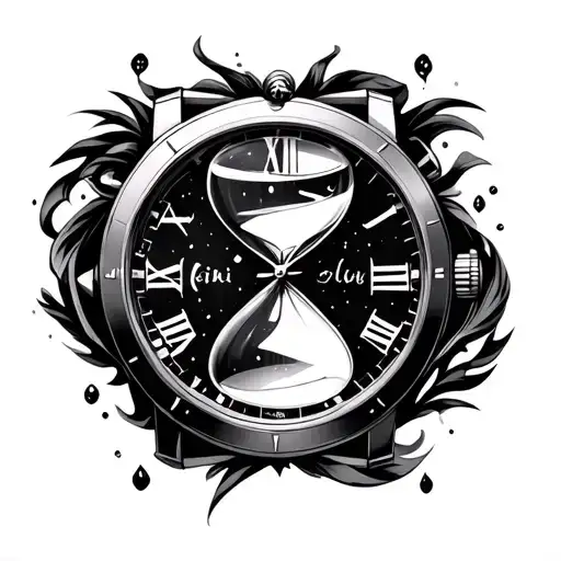 Infini, heather, 28.10.2009,watch,hourglass tattoo design idea