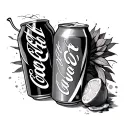 Diet Coke tattoo design idea