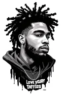 love yourz j cole tattoo design idea