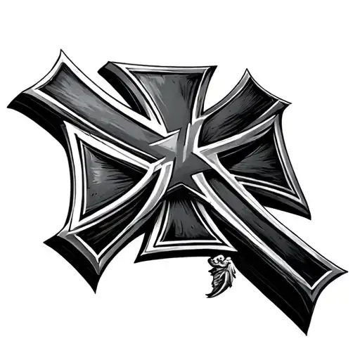 Reichsadler Iron Cross tattoo design idea
