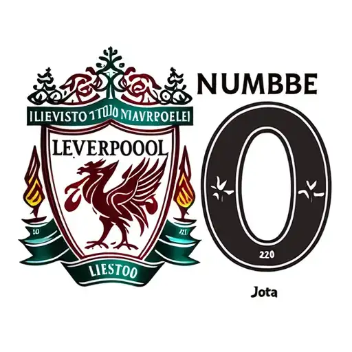 Liverpool Top with "Jota" and numbe "20" tattoo design idea