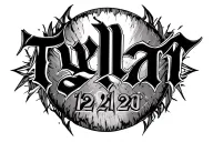 12 31 2020 in roman numerals with "tylar" spelled in cursive going through it tattoo design idea