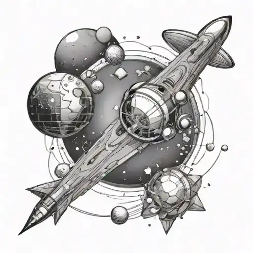 Astrophysics tattoo design idea