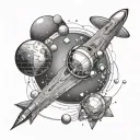 Astrophysics tattoo design idea