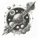Astrophysics tattoo design idea