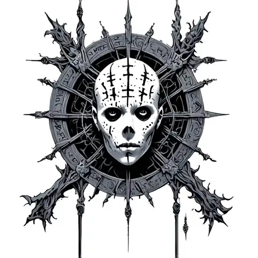 Hellraiser lament configuration tattoo design idea
