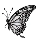 Celtic Butterfly tattoo design idea