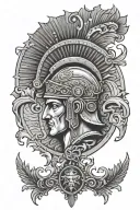 Roman Empire tattoo design idea