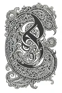 sigma symbol tattoo design idea