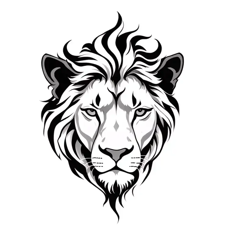 leo, aquarius, virgo zodiac sign tattoo design idea