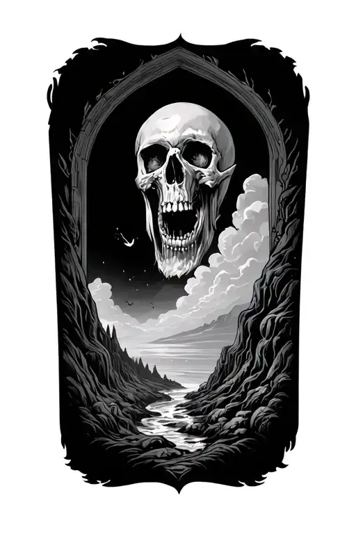 Valley Of Death tattoo design idea