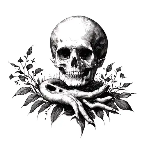 Surrealism tattoo style tattoo design idea
