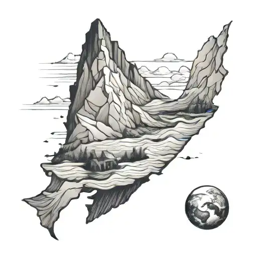 Greenland tattoo design idea