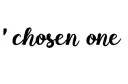 "Chosen one" tattoo design idea