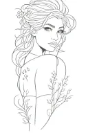 let it go tattoo design idea