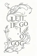 let it go tattoo design idea