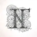 Incorporate a Roman numeral representing Romans 5:3-5 in a creative design tattoo design idea