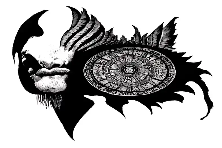 maya calendar may tattoo design idea