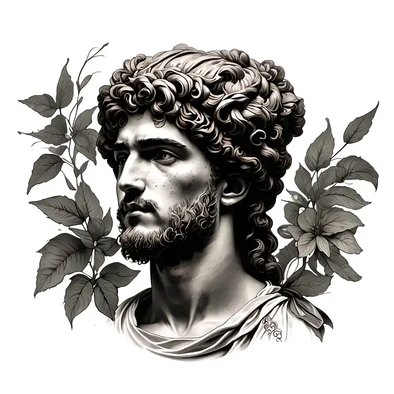 Roman tattoo design idea