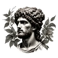 Roman tattoo design idea