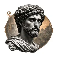 Roman tattoo design idea