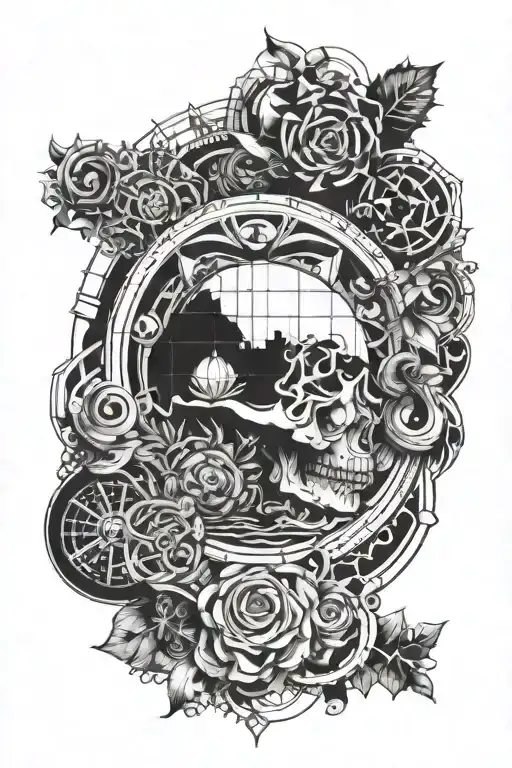 Techno song tattoo design idea