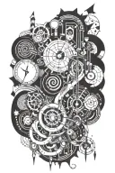 Techno song tattoo design idea