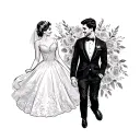 Wedding Date tattoo design idea
