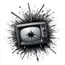 Tv Static tattoo design idea