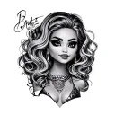 Bratz tattoo design idea
