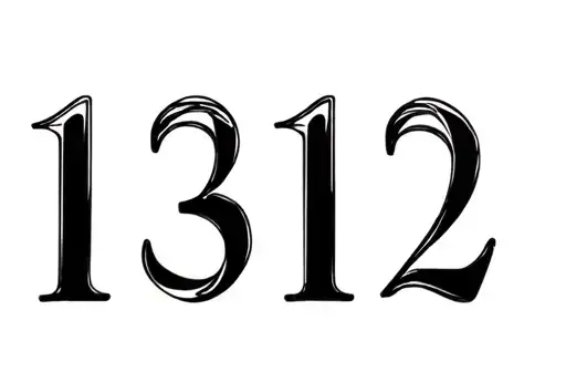 "1312" tattoo design idea