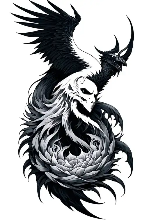 Samael tattoo design idea